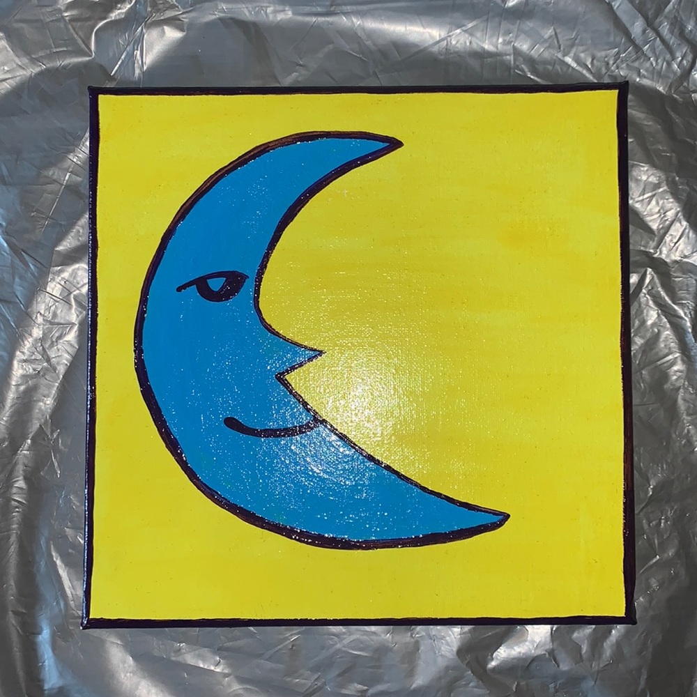 “LA LUNA” Original Acrylic Painting